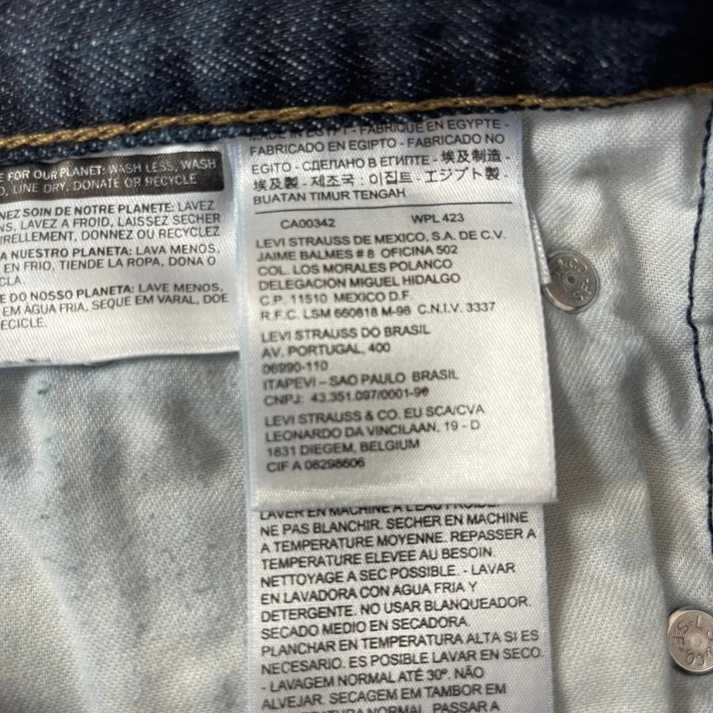 Levis 527 Jeans Mens 30x30 Blue Slim Bootcut Dark Wash Y2K Cowboy Grunge Rodeo